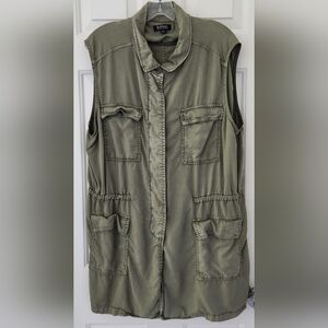 Buffalo David Bitton Khaki Utility Vest